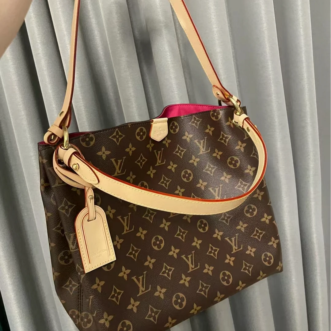 全新未使用 LouisVuitton/路易威登 青奢荟/老花小号gf包/48790