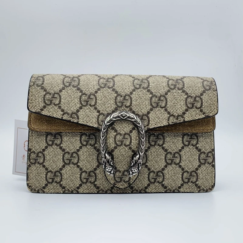 95新 GUCCI/古驰 青奢荟/酒神迷你单肩斜挎包/63484