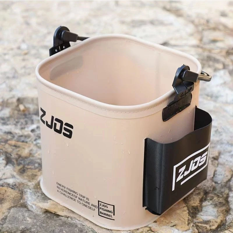 打水桶 钓鱼路亚野钓可折叠手提鱼护装鱼桶户外活鱼桶鱼箱