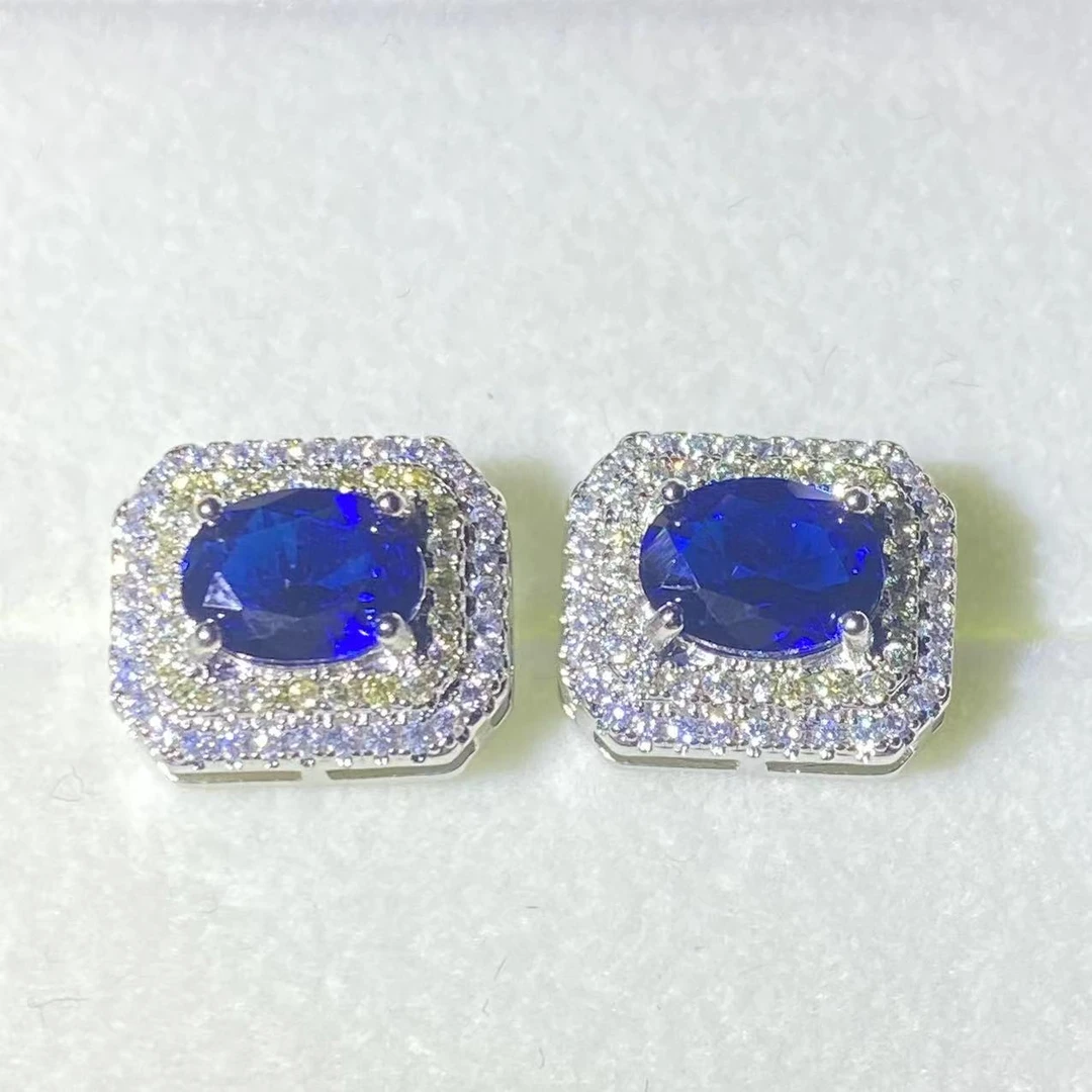 优选b110-重工豪华宝石-合金轻奢培育耳饰