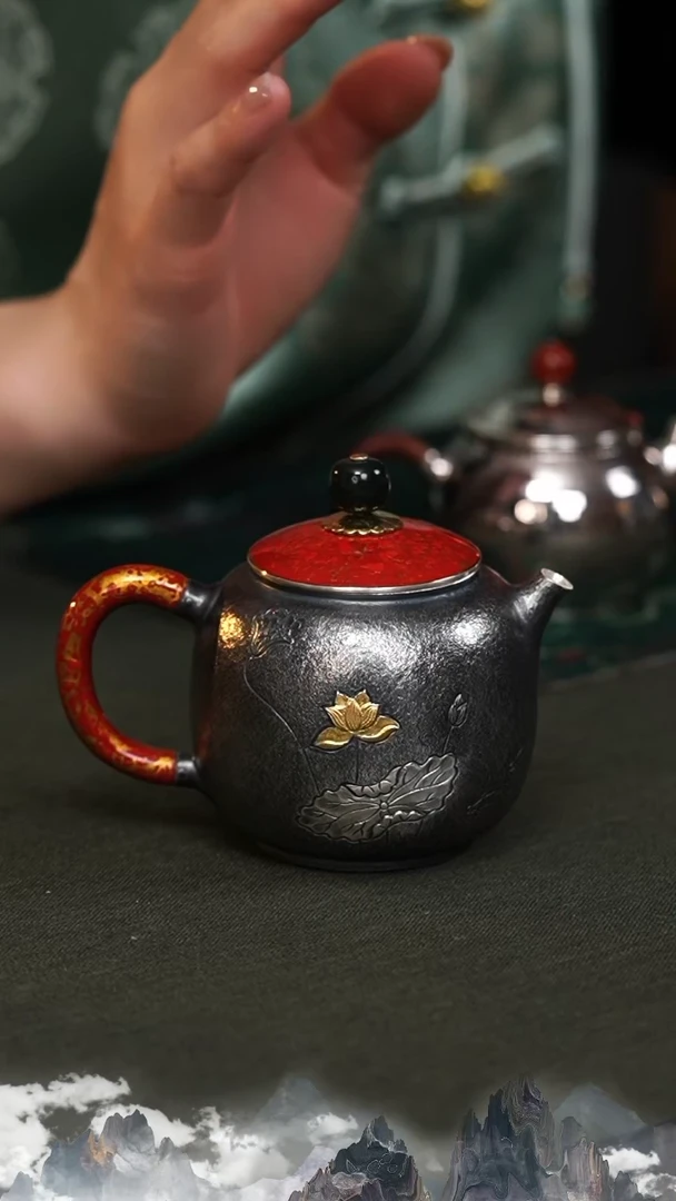 【闪购商品】足银999泡茶壶