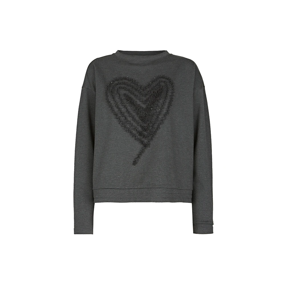 圣迪奥秋冬季女装圆领时尚宽松长袖针织衫毛衣S244Z0201