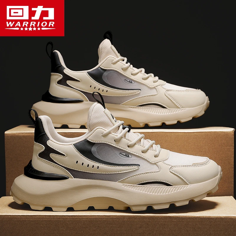 回力运动鞋男鞋2024新款夏季透气鞋子男士增高休闲跑步潮鞋老爹鞋