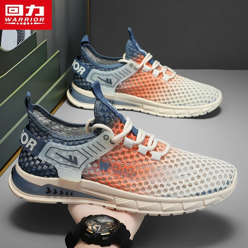 回力网鞋男透气夏季新款男士镂空休闲男鞋轻便跑步运动鞋网面潮鞋
