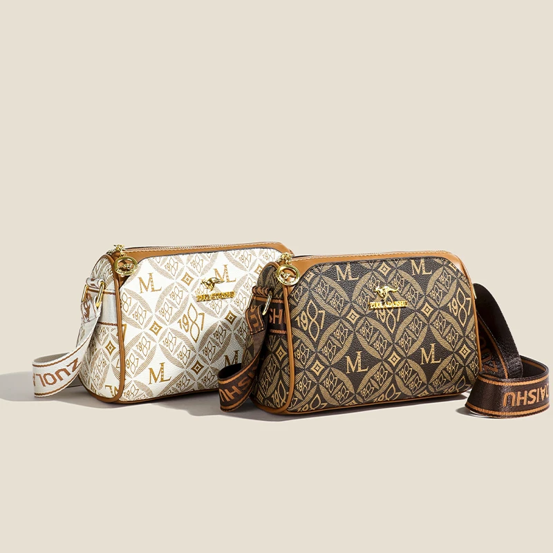 2025新款女士多空间单肩包女包斜挎包大容量枕头包休闲包28809