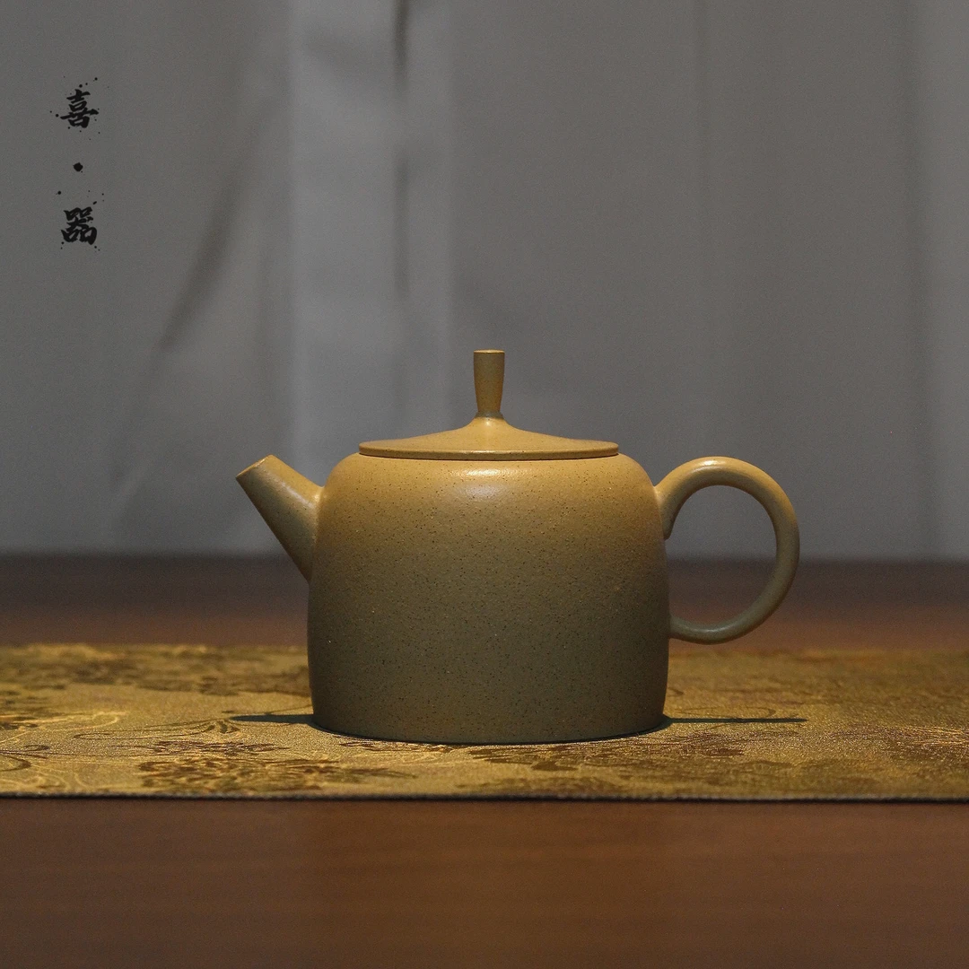 喜器 张银超-青风壶 约120cc 芝麻粒段泥 全手工潮州手拉壶 茶具