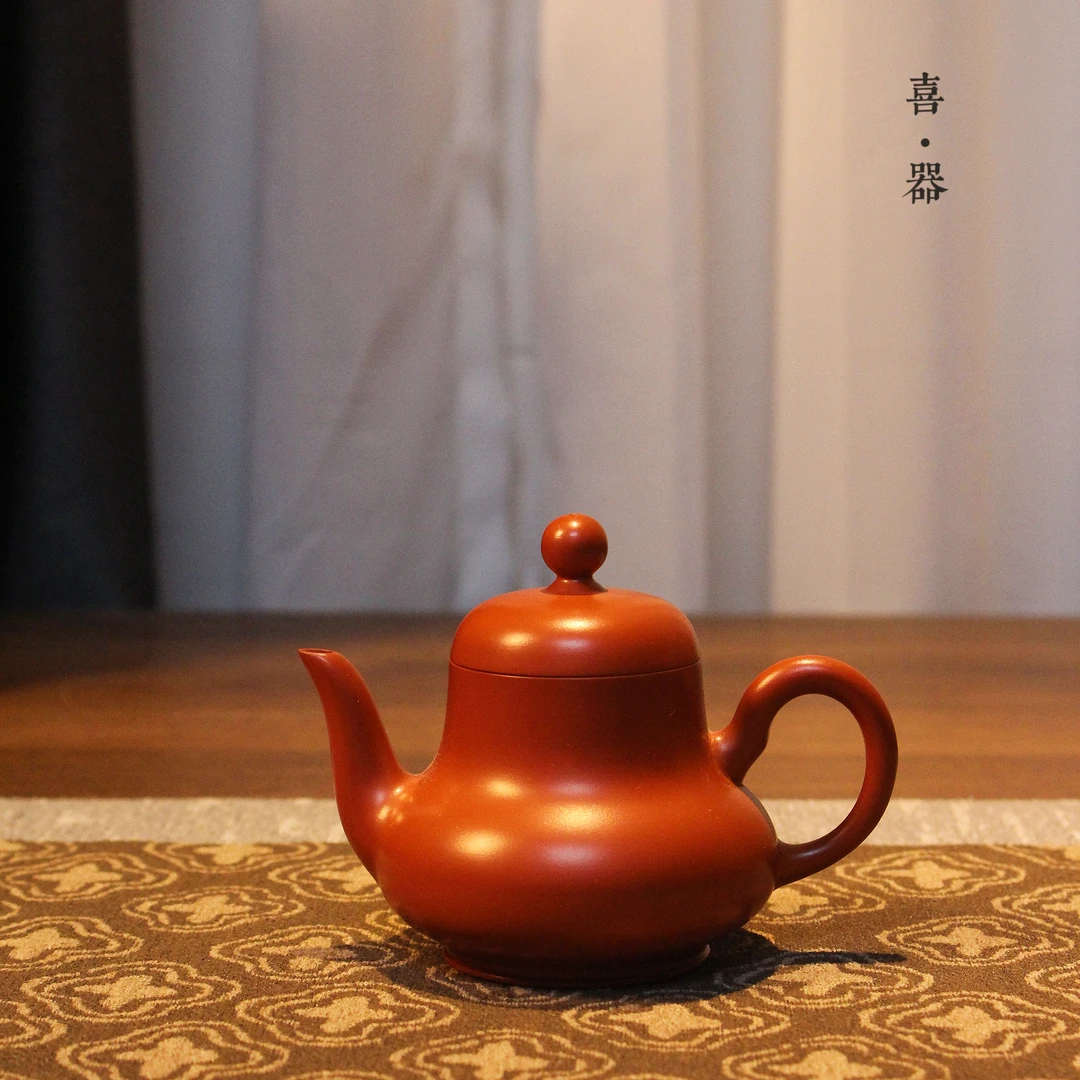 喜器趣皿 荣记池松荣思亭壶 约120cc 潮州全手工手拉壶泡茶壶茶具