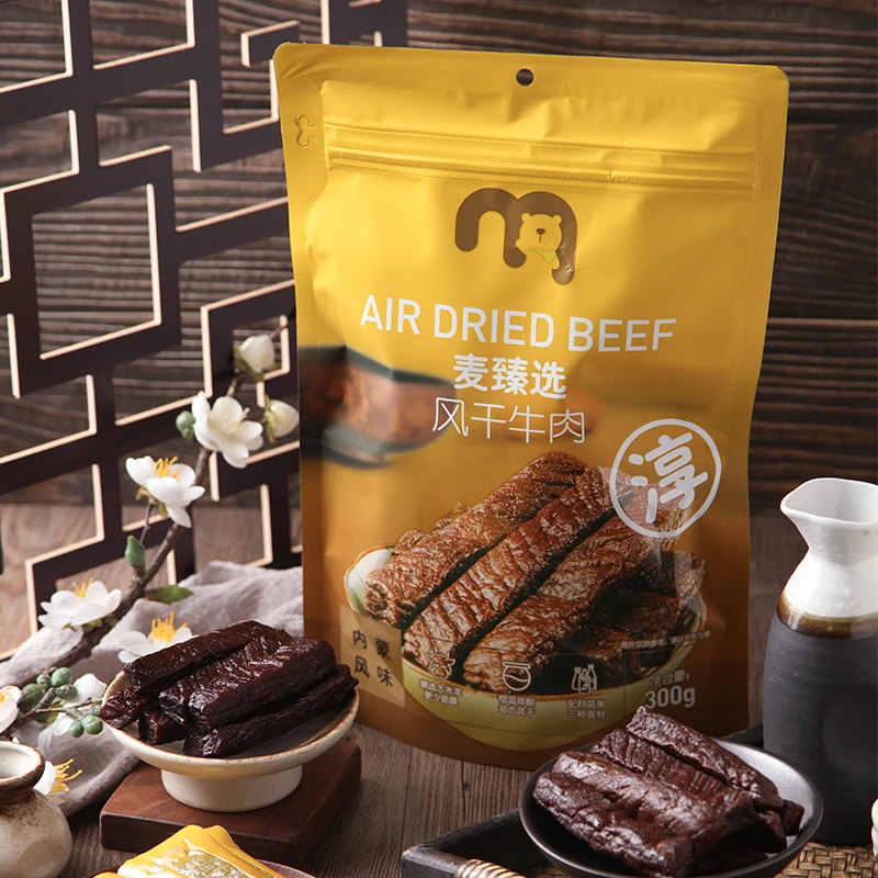 麦臻选【临期】麦臻选风干牛肉 300g 独立包装 手撕 肉干 草原 香味