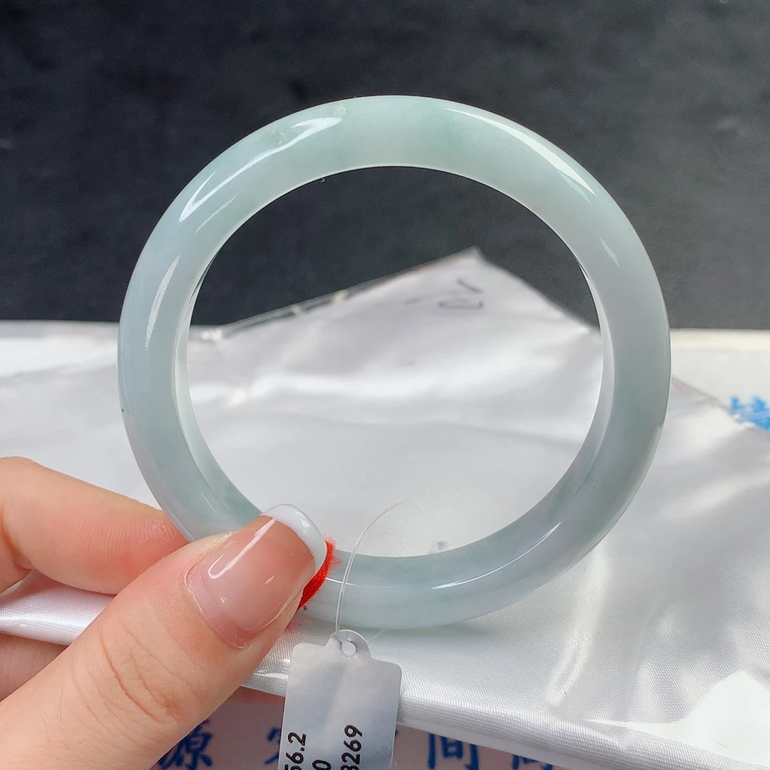 翡翠手镯未镶嵌73正56.5