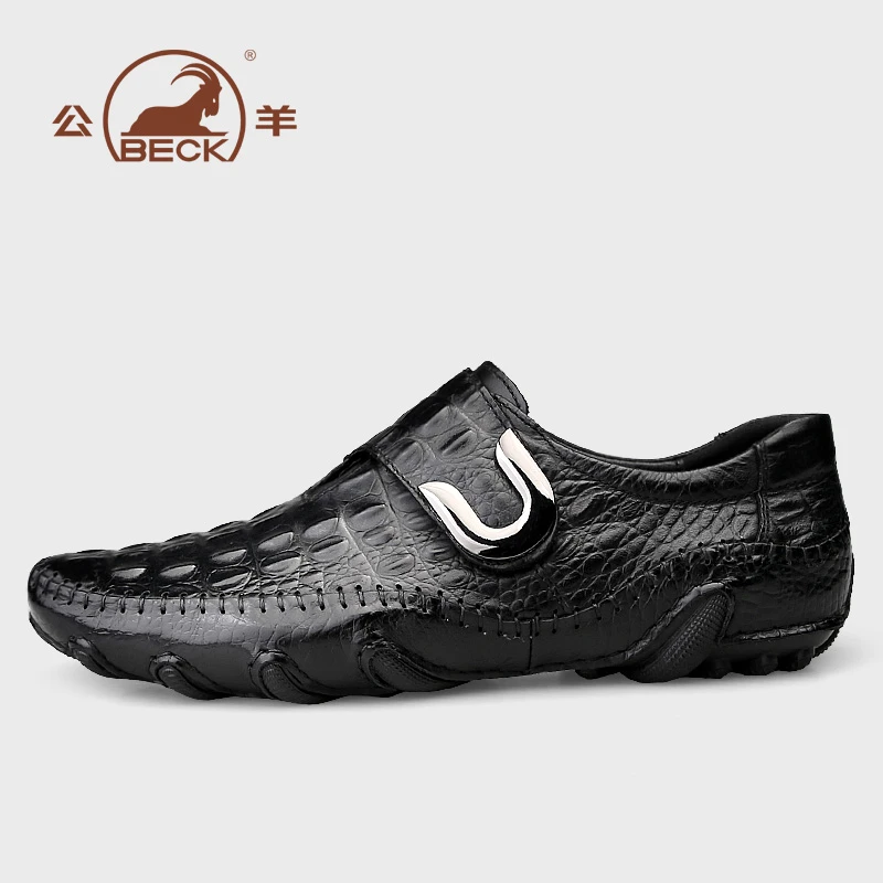 BECK/公羊新款男士低帮真皮鞋男鞋意大利休闲皮鞋男潮鞋580157-