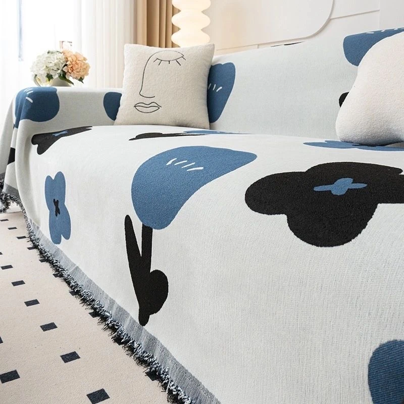 【郁金香】四季通用防猫抓防滑沙发毯罩整张全铺全盖高级感沙发盖巾