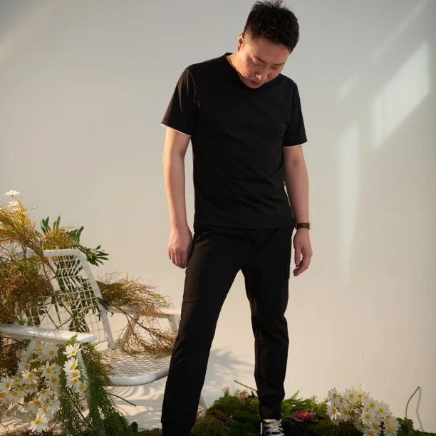 玉轩菲夏季男女同款时尚休闲户外透气薄款运动百搭长款工装裤1493