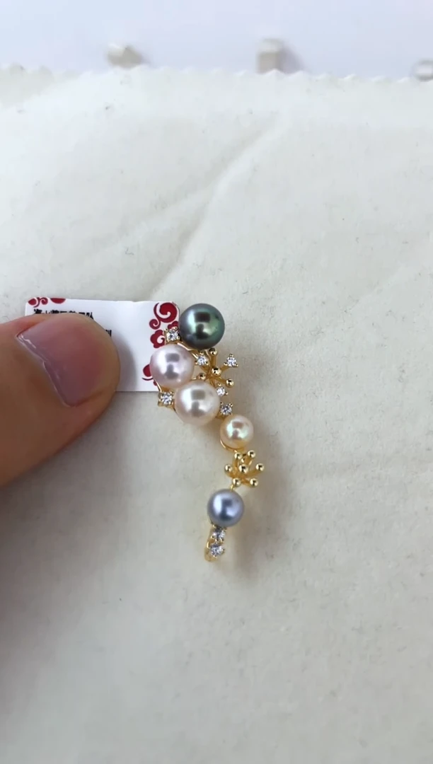 【闪购商品】海水珍珠颈饰银S925镶嵌吊坠