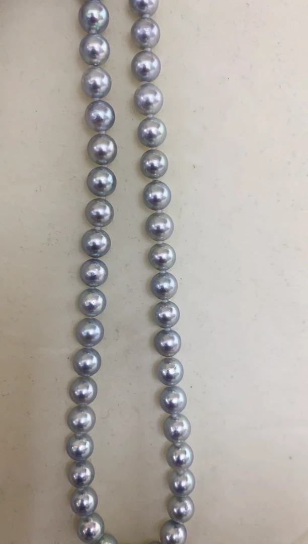 【闪购商品】海水珍珠颈饰银S925镶嵌海水项链9