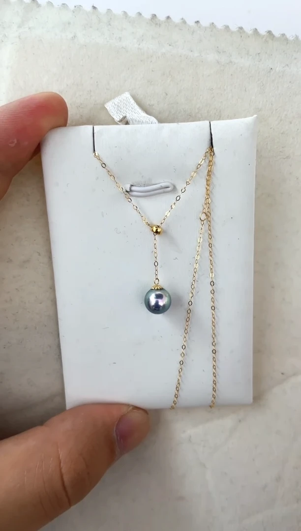 【闪购商品】海水珍珠颈饰18K金镶嵌项链