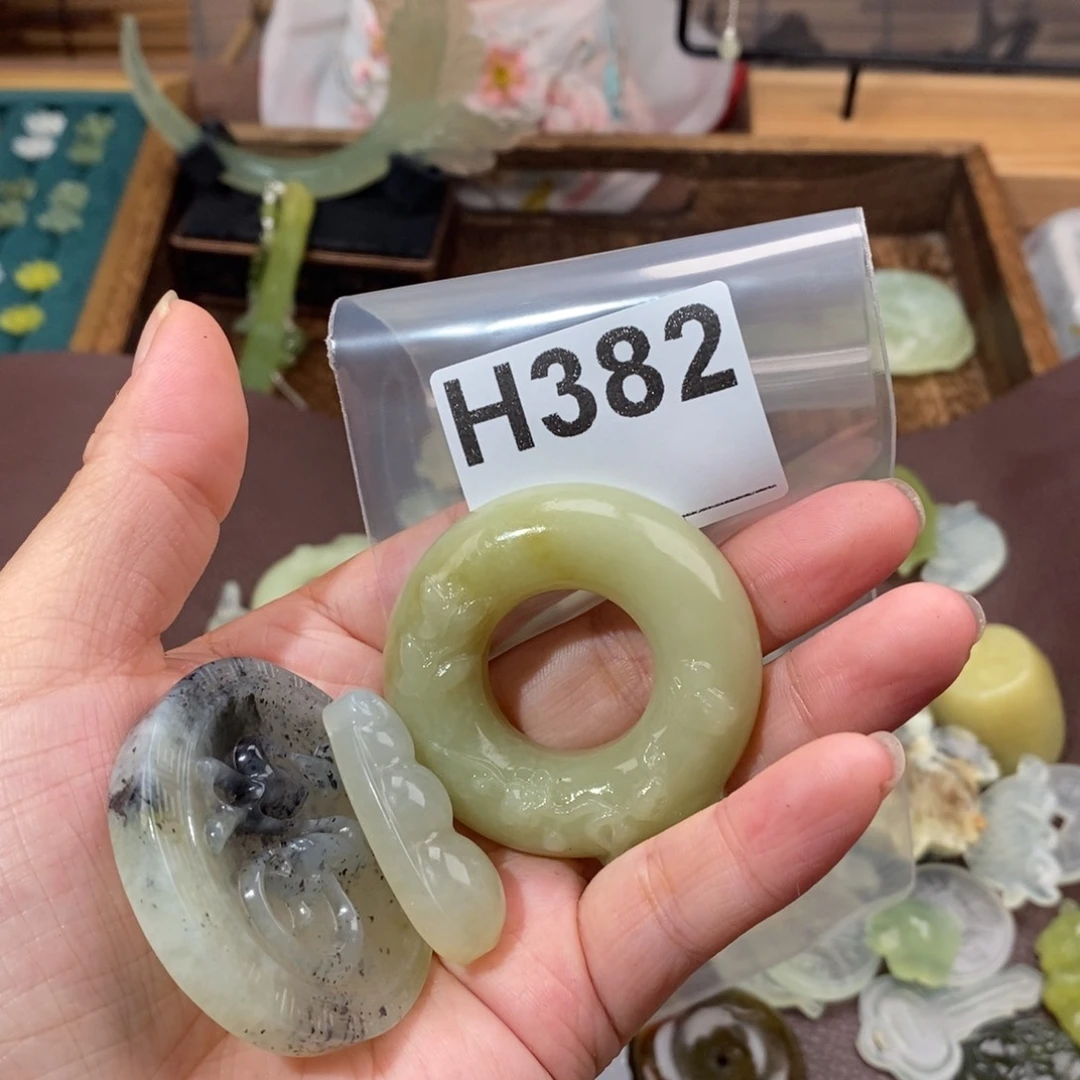 蛇纹石玉玉簪合金夏*