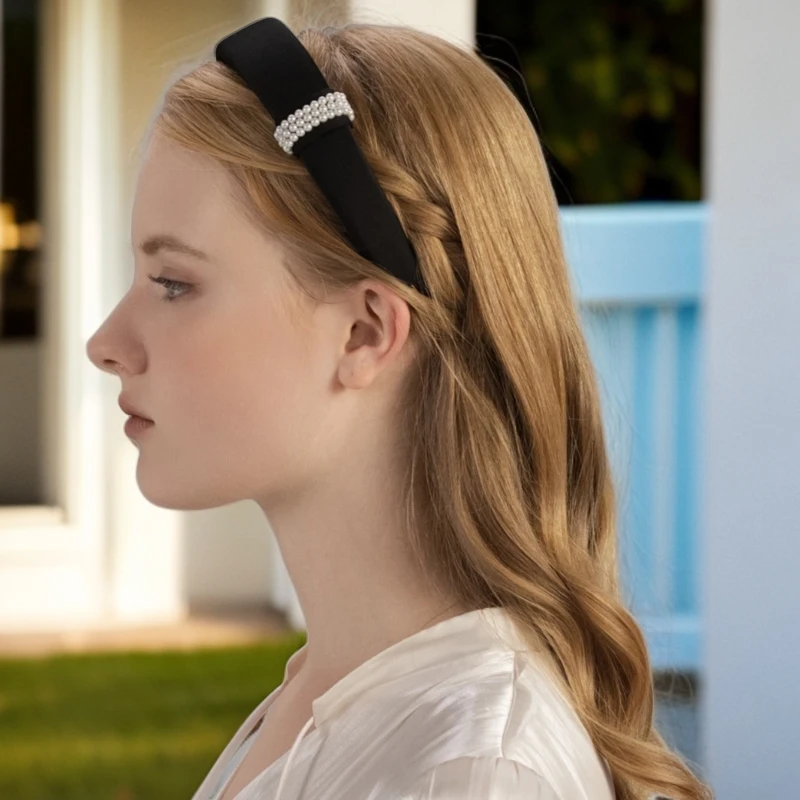 【原版】赵露思同款发箍优雅简约珍珠高颅顶发箍明星同款头箍发饰