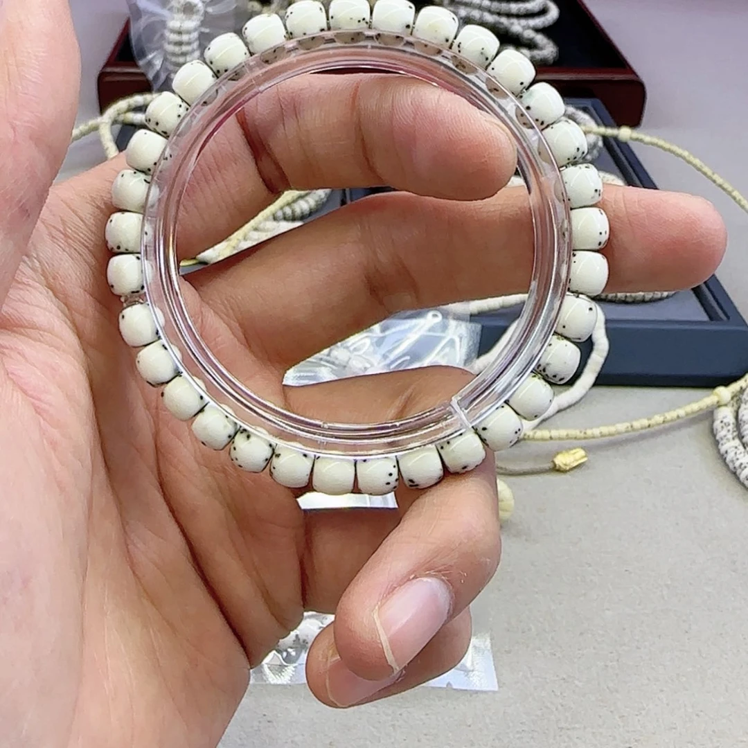 【闪购商品】星月菩提吊坠76，白冰，单圈