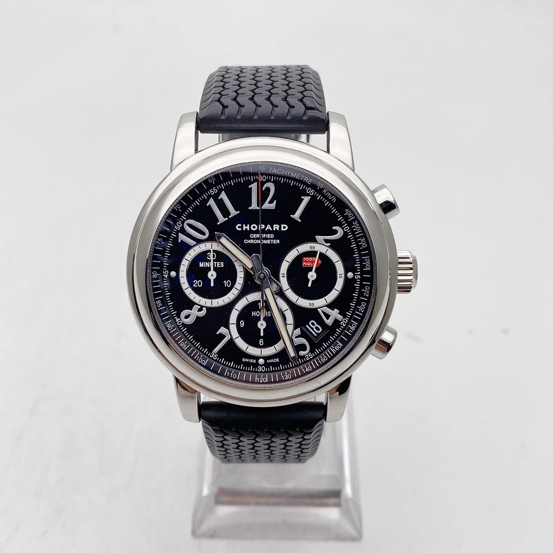 95新 Chopard/萧邦 戏说名表/赛车168511自动机械男表/经典多功能