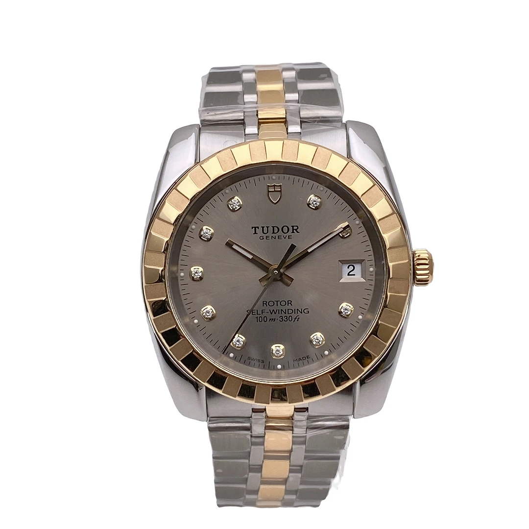95新 TUDOR/帝舵 经典自动机械18k金女士原装镶