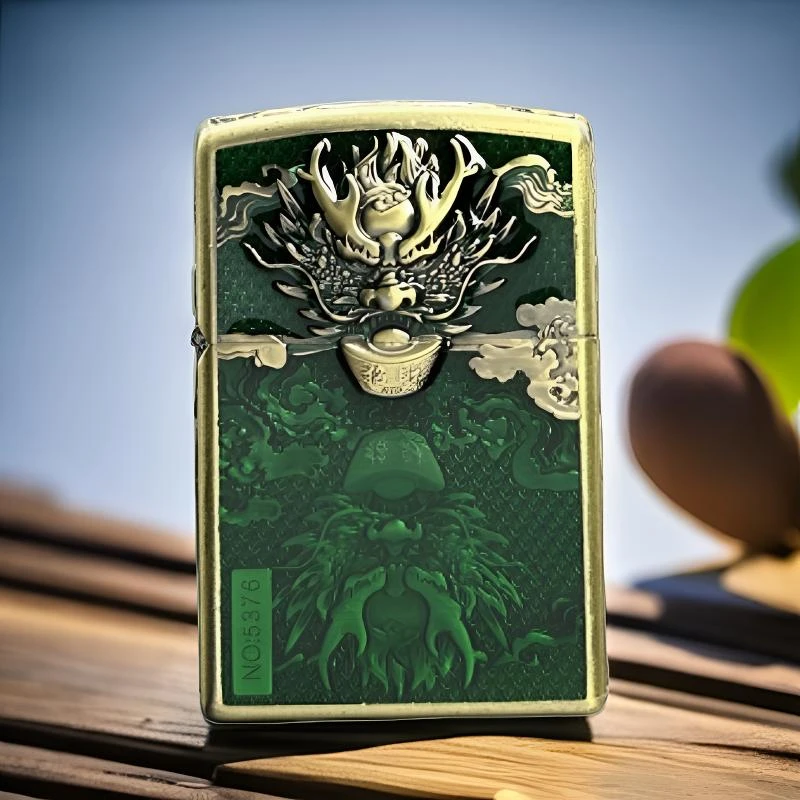 ZORRO佐罗全新秋季新款手工精雕龙飞凤舞煤油打火机