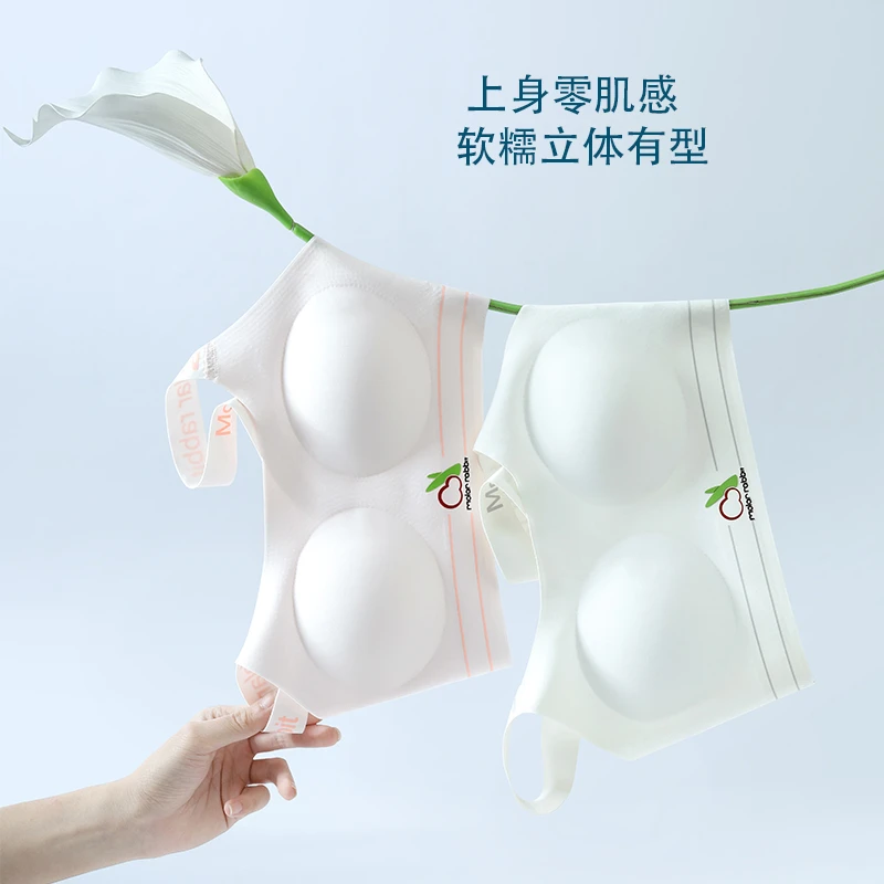 【2件】10-18岁少女发育期内衣新款四季可穿无痕初高中生文胸FFS6