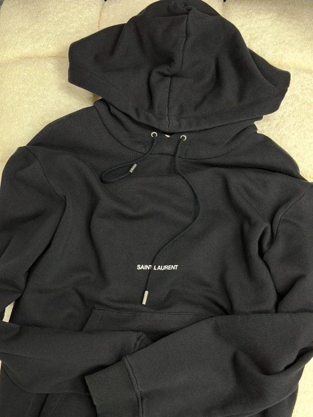 未使用 Saint Laurent YSL连帽卫衣 S衣长59 胸围102 吊牌缺失