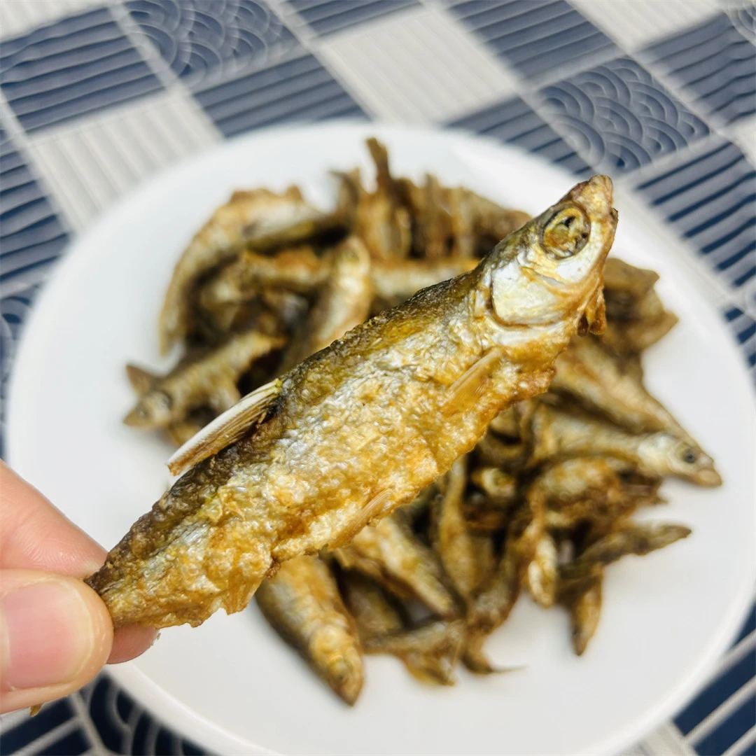 淡水农家香酥脆即食小鱼干河鱼仔油炸小鱼干河源肉质鲜嫩淡盐包邮