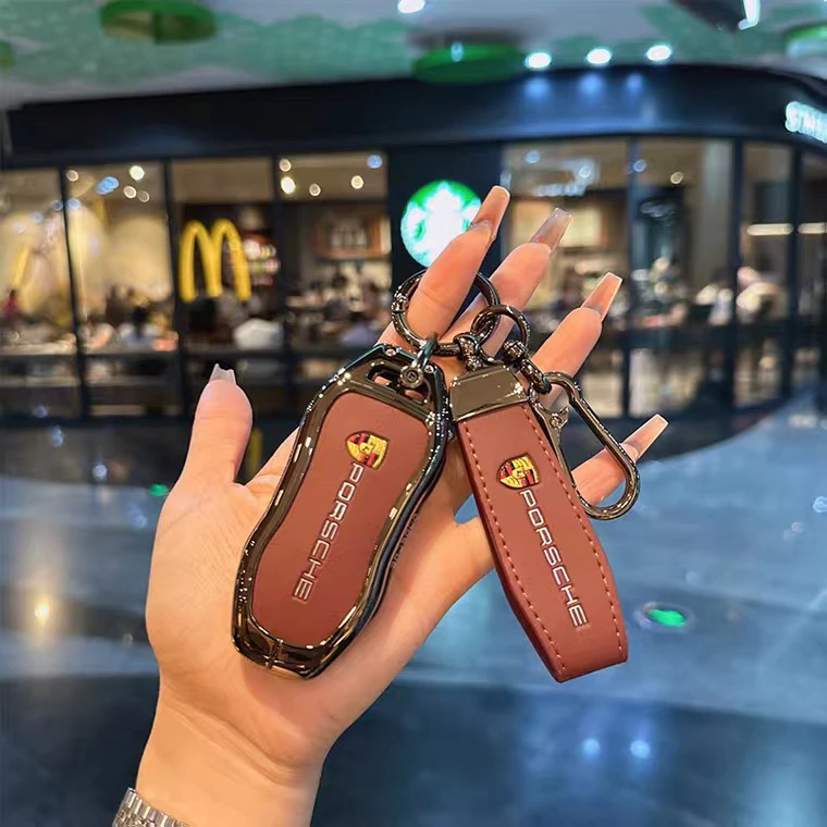 保时捷2026款新能源MacanEV钥匙套25款MacanTurbo 玛卡包壳金属