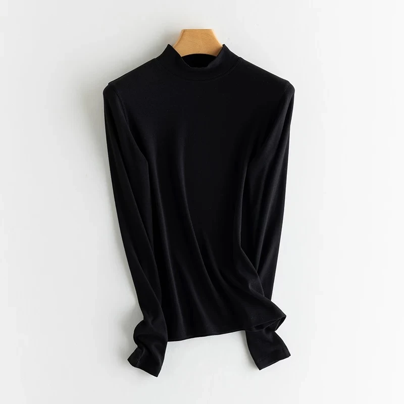 秋冬基础软糯内搭打底气质简约保暖打底衫