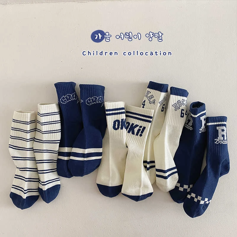 【主播推荐】2025秋款上新儿童袜子男袜儿童中筒袜男童宝韩版舒适