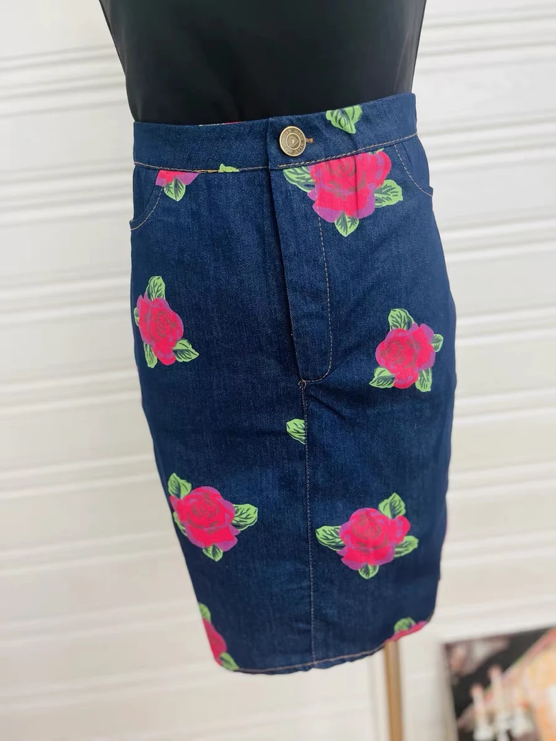 玫瑰晚宴 复古半裙