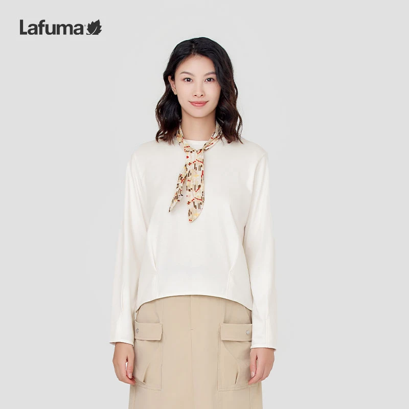 LAFUMA乐飞叶户外春夏吸湿速干长袖T恤女士圆领打底衫LFTS4AL27