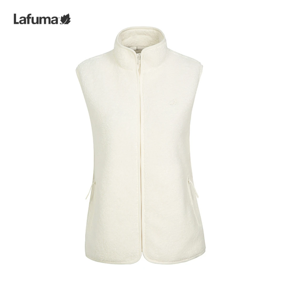 LAFUMA乐飞叶户外秋冬立领双面绒抓绒衣女士马甲女背心LFVE3CR86
