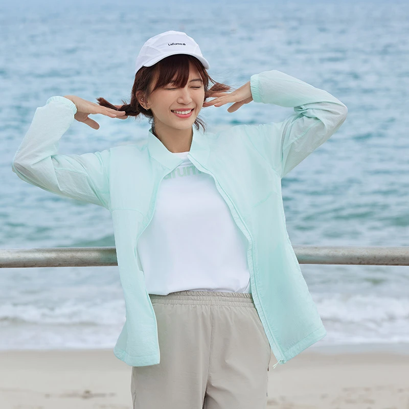 LAFUMA乐飞叶户外抗菌UPF40+防晒衣女轻薄透气运动外套LFJA4BP39