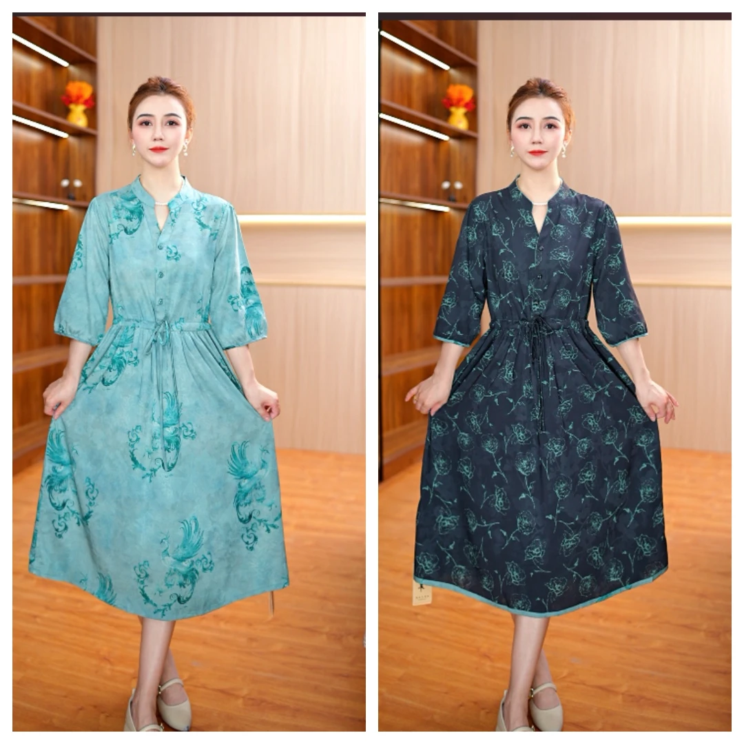 7865-18新款时尚休闲双面穿连衣裙