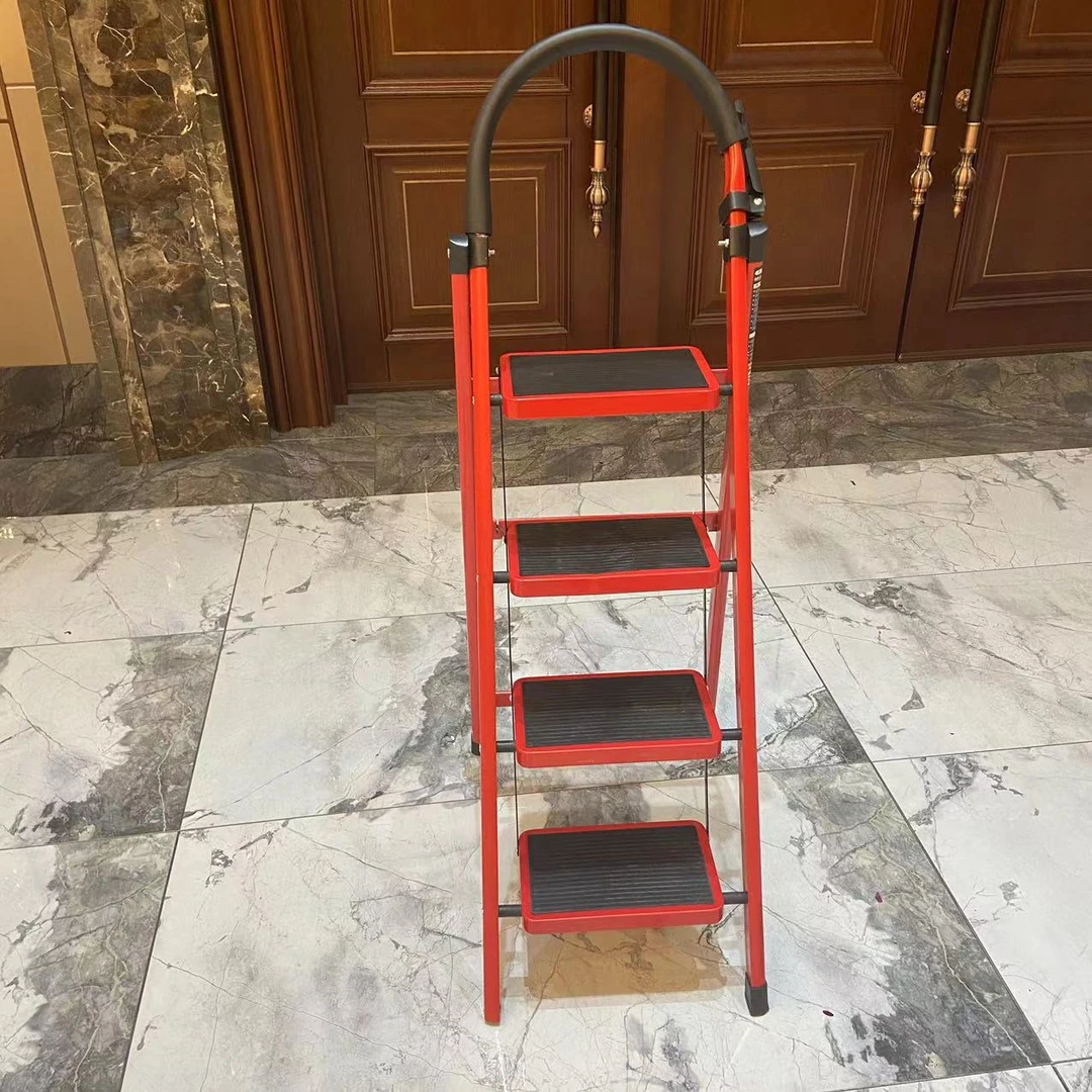 梯子家用折叠室内多功能人字步梯四步梯可折叠登高