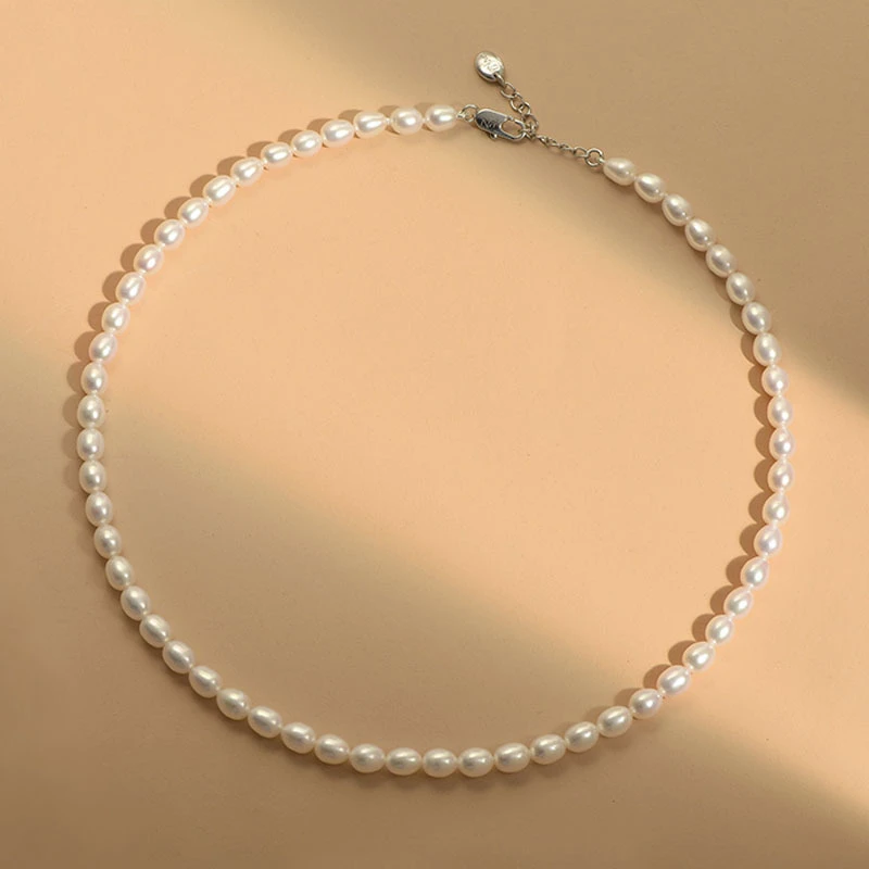 真品诸暨天然淡水珍珠项链强光女夏锁骨链感百搭串珠首饰颈链