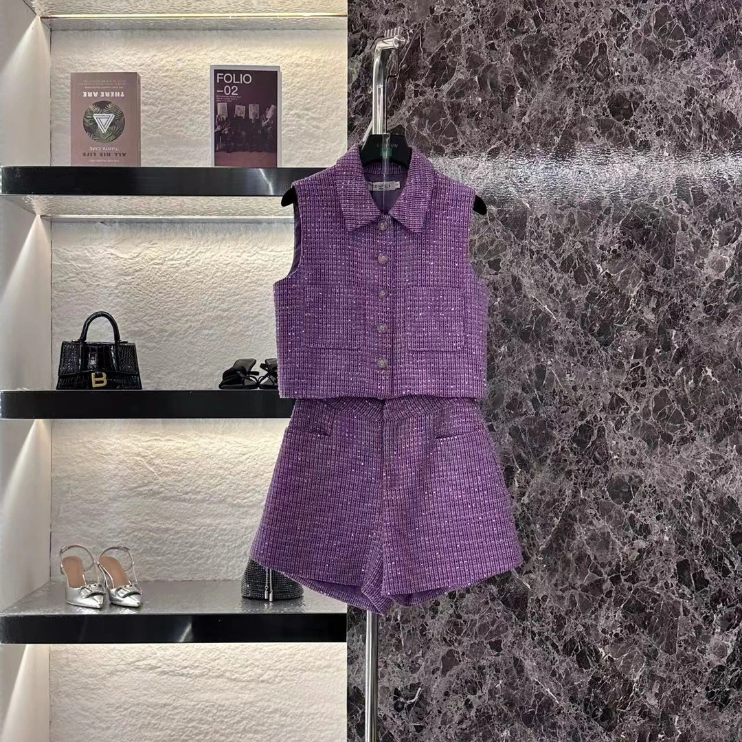 【CENFUN】93*气质高腰时尚休闲百搭女士紫色连衣裙FD00102