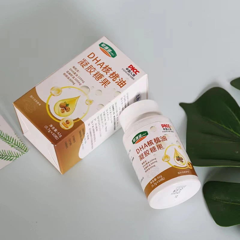 草珊瑚小博士DHA核桃油凝胶糖果核桃油60粒/盒