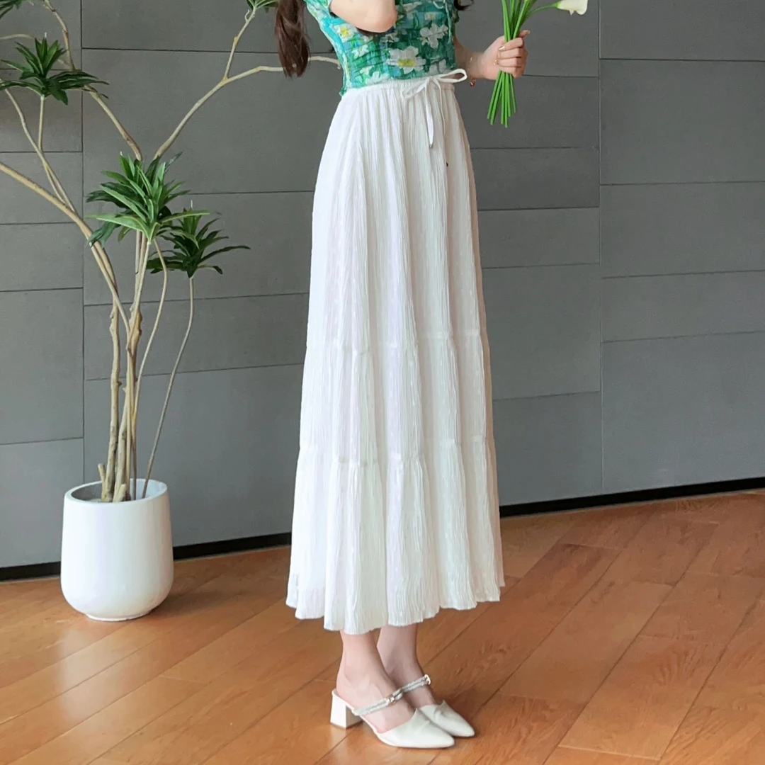 GIRDEAR/哥弟 【塞纳左岸】优雅浪漫仙女半裙裙子1200355