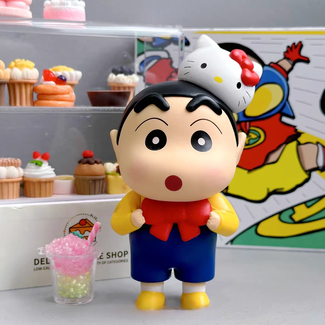 【Q版KT小新】蜡笔小新 野原新之助 车摆件 家居摆件 玩具 DIY