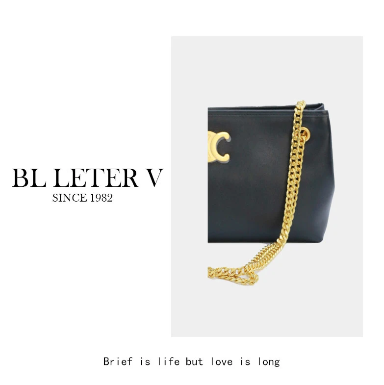 BL LETER V【凯凯双背】小众时尚百搭牛皮托特包（底长30CM）