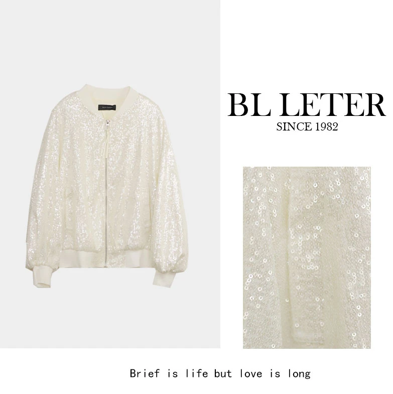 BL LETER 【银河闪烁】小众天丝气质百搭亮片编织开衫休闲外套