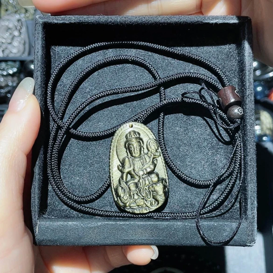 【闪购商品】黑曜岩套链未镶嵌এ****