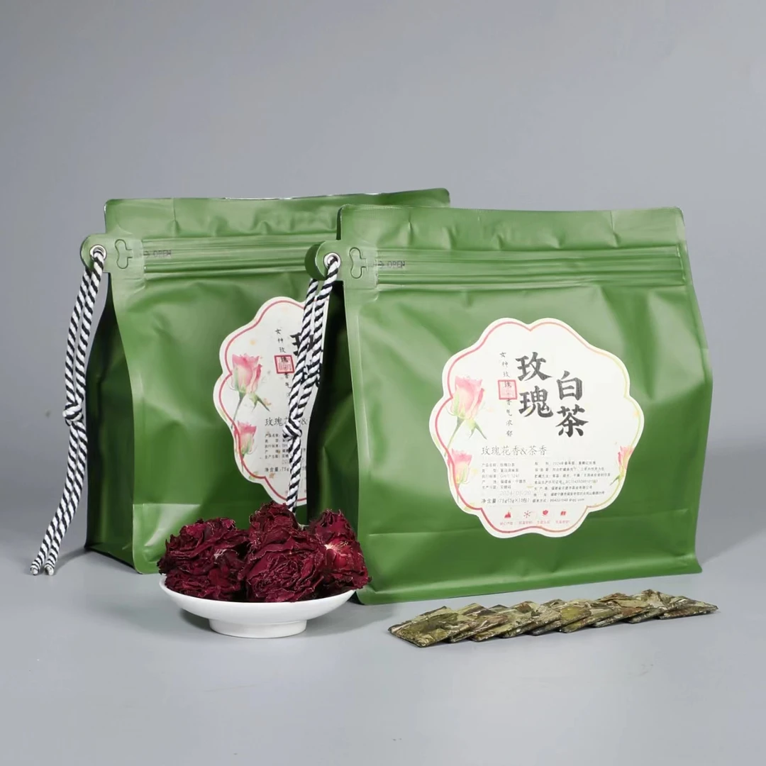 玫瑰白茶  2024年白茶+重瓣红玫瑰 独立包装