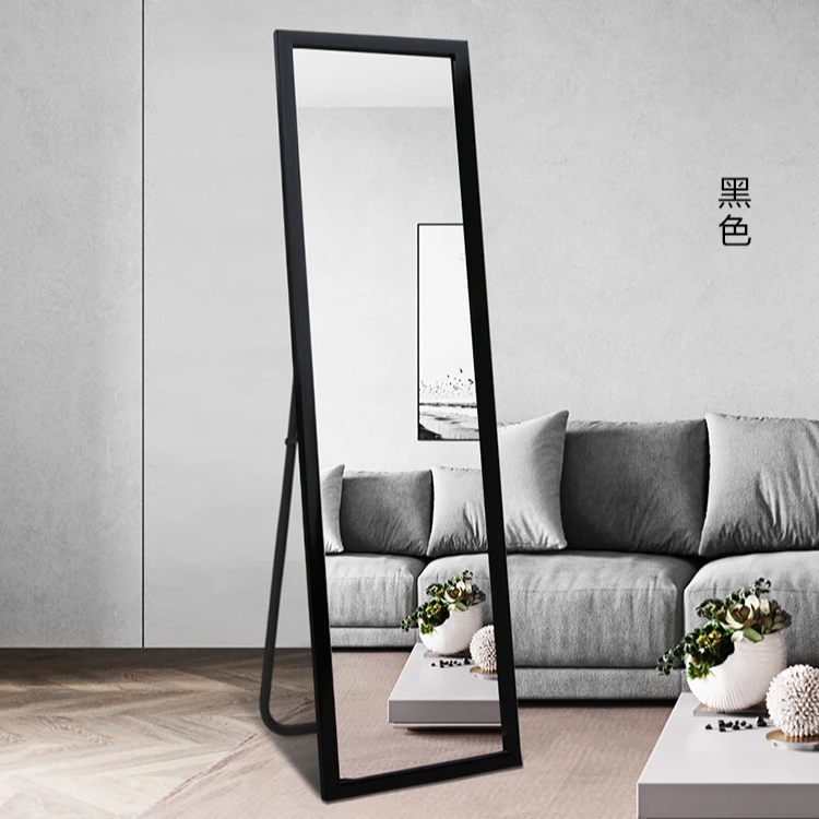 壁挂试衣镜立式家用客厅可移动学生宿舍服装店穿衣镜简约立体镜