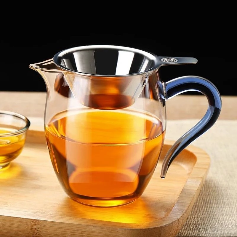 公道杯加厚玻璃耐热透明泡茶过滤功夫茶具配件茶海分茶器