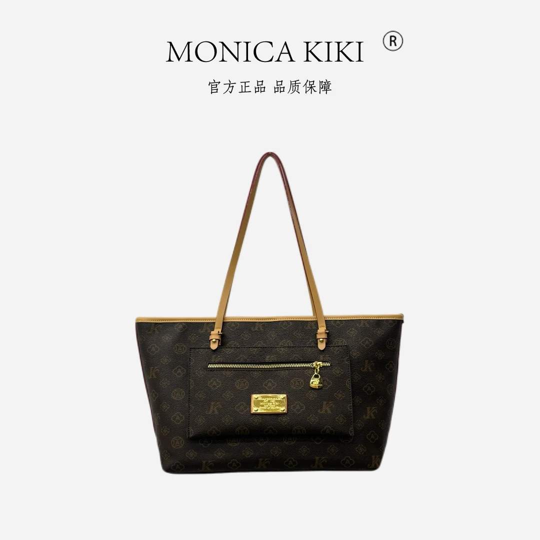 时尚托特包经典通勤单肩中号肩包子母包轻奢百搭女士简约牛皮中包