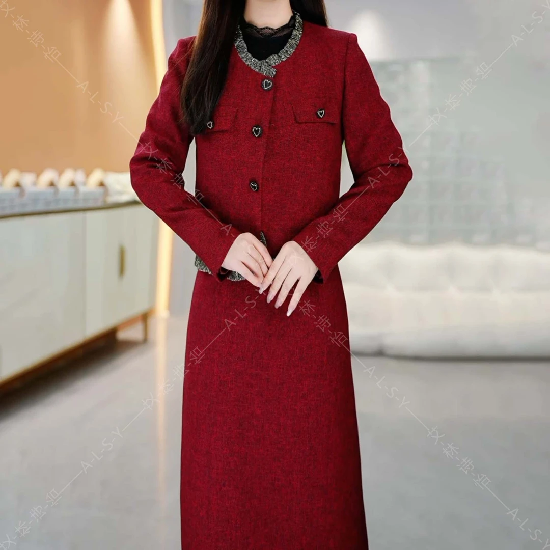 2024早秋新款两件套洋气修身显瘦气质百搭披肩女装连衣裙B91